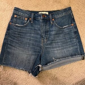 NWT MADEWELL High-Rise Denim Shorts